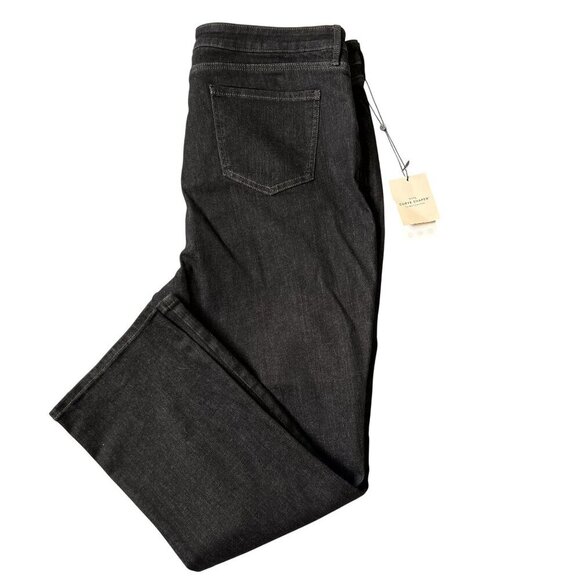 NYDJ NEW Sheri Slim Curve Shaper Womens 18 Jeans Black Denim Stretch Capsule - Picture 4 of 14